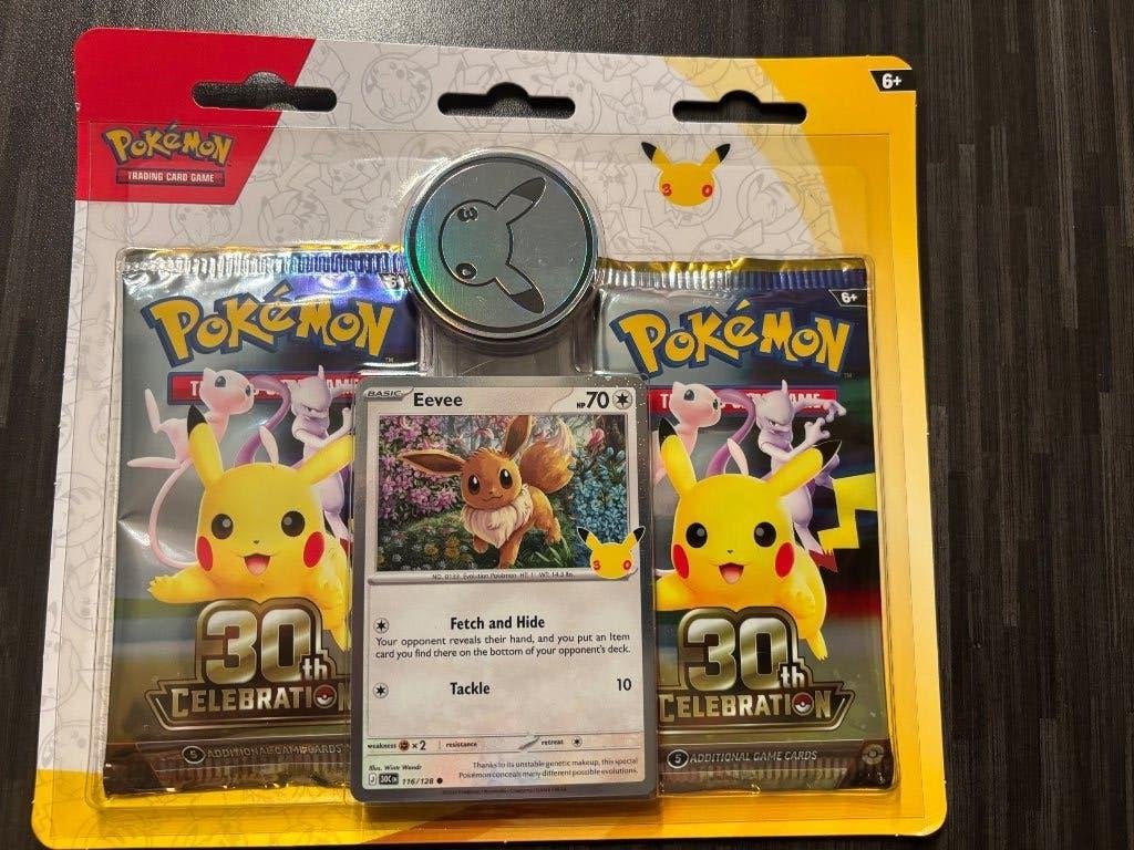 Pokemon 30th celebration promo pack, Ophalen of Verzenden, Zo goed als nieuw