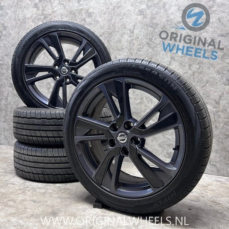 18 inch originele velgen + all season banden Nissan Juke, Pneus et Jantes, 4 Saisons, -, 18 pouces