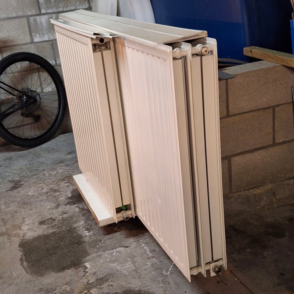 2 Radiatoren Radson, Doe-het-zelf en Bouw, Verwarming en Radiatoren, Ophalen, Gebruikt, Radiator