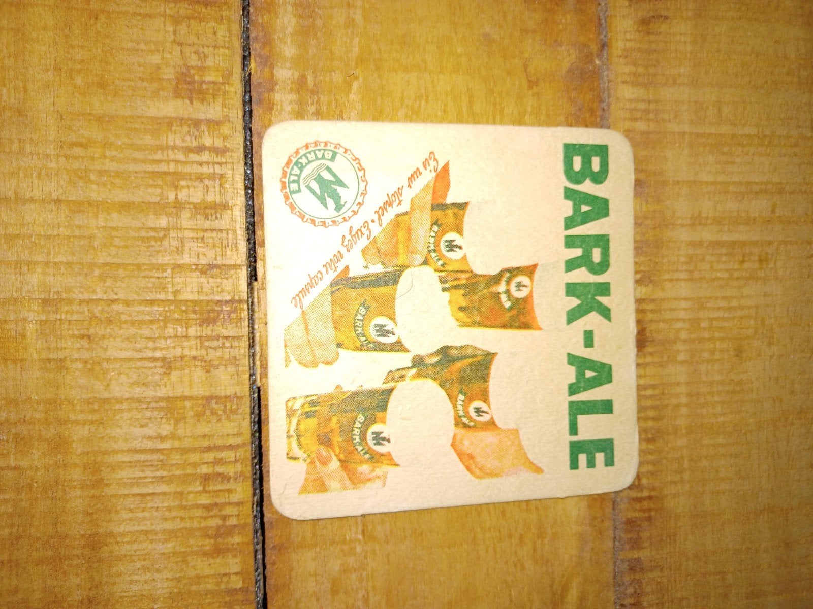 Bierviltje Bark Ale, Verzamelen, Merken en Reclamevoorwerpen, Ophalen of Verzenden