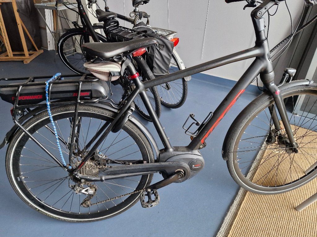Herenfiets Koga. Model: E,-Lement Flex Accu, 59 cm of meer, Ophalen, Zo goed als nieuw, 50 km per accu of meer