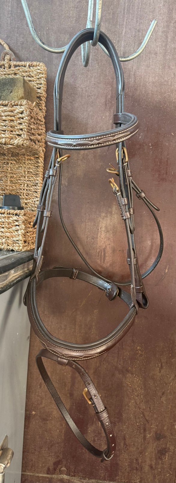 LJ leathers hoofdstel en teugels Te Koop, Dieren en Toebehoren, Hoofdstel, Springen, Bruin, Ophalen of Verzenden