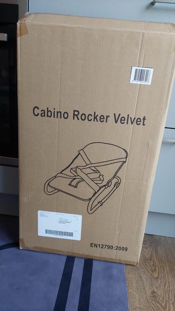 Baby wipstoel Cabino Velvet, nieuw in doos, Kinderen en Baby's, Verstelbaar, Nieuw, Wipstoel, Ophalen