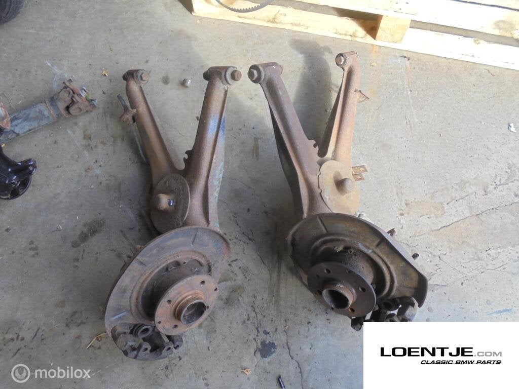 set draagarmen achter met schijven BMW e30 325i 320i 318i, Gebruikt, Ophalen of Verzenden, BMW