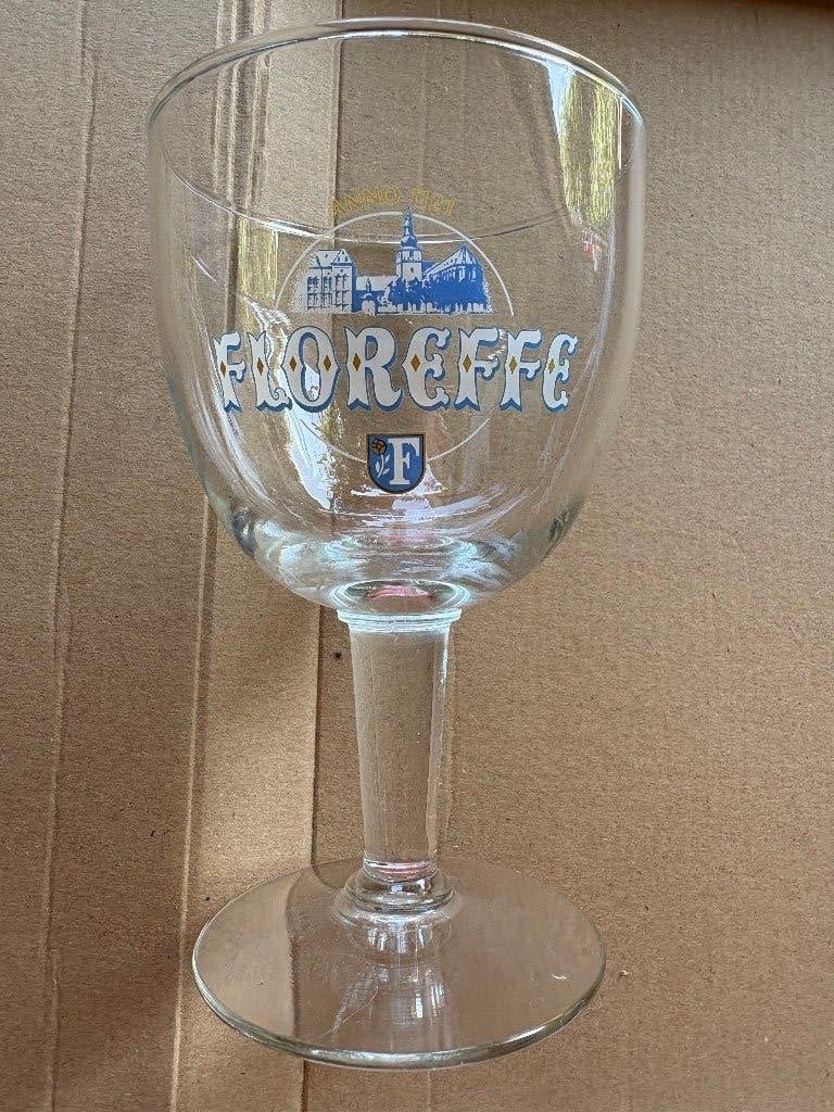Floreffe (2 glazen), Verzamelen, Biermerken, Zo goed als nieuw, Glas of Glazen, Overige merken, Ophalen of Verzenden