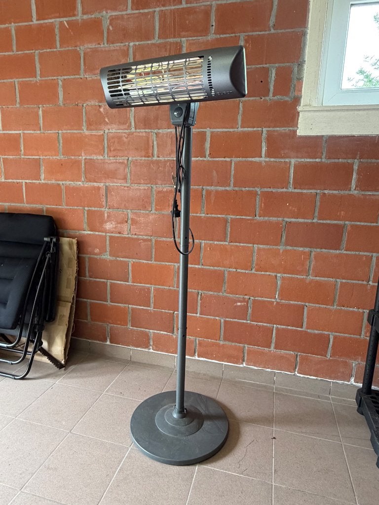 Terrasverwarmer Eurom, Jardin & Terrasse, Chauffage de terrasse, Enlèvement, Comme neuf, Électrique, Sol