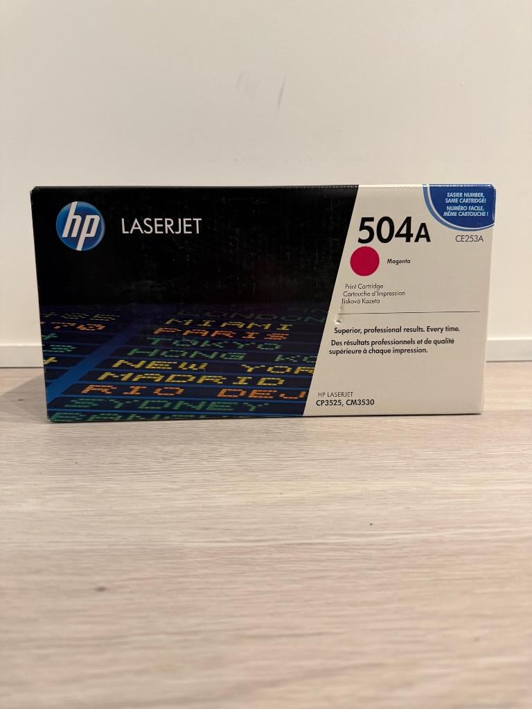 HP Laserjet 504A - Magenta, Ophalen of Verzenden, Nieuw, HP ORIGINAL