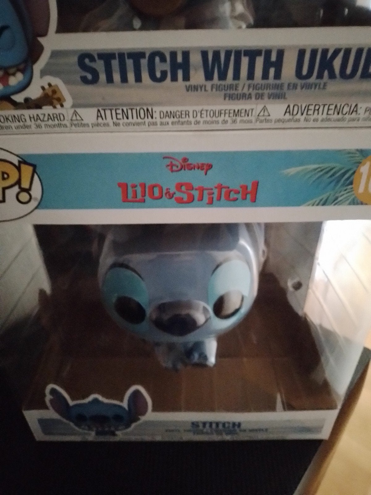 2 points Funko Pop Stitch et Stitch avec ukulélé 25 cm, Collections, Enlèvement, Comme neuf