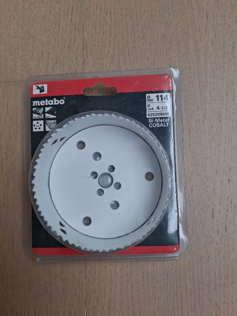 Metabo  Gatenzaag 114 mm, Ophalen, Nieuw, Zaag