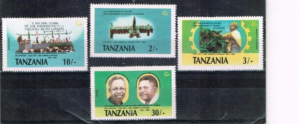 Timbres de Tanzanie - K 4540 - politique, Timbres & Monnaies, Timbres | Afrique, Envoi, Tanzanie, Non oblitéré