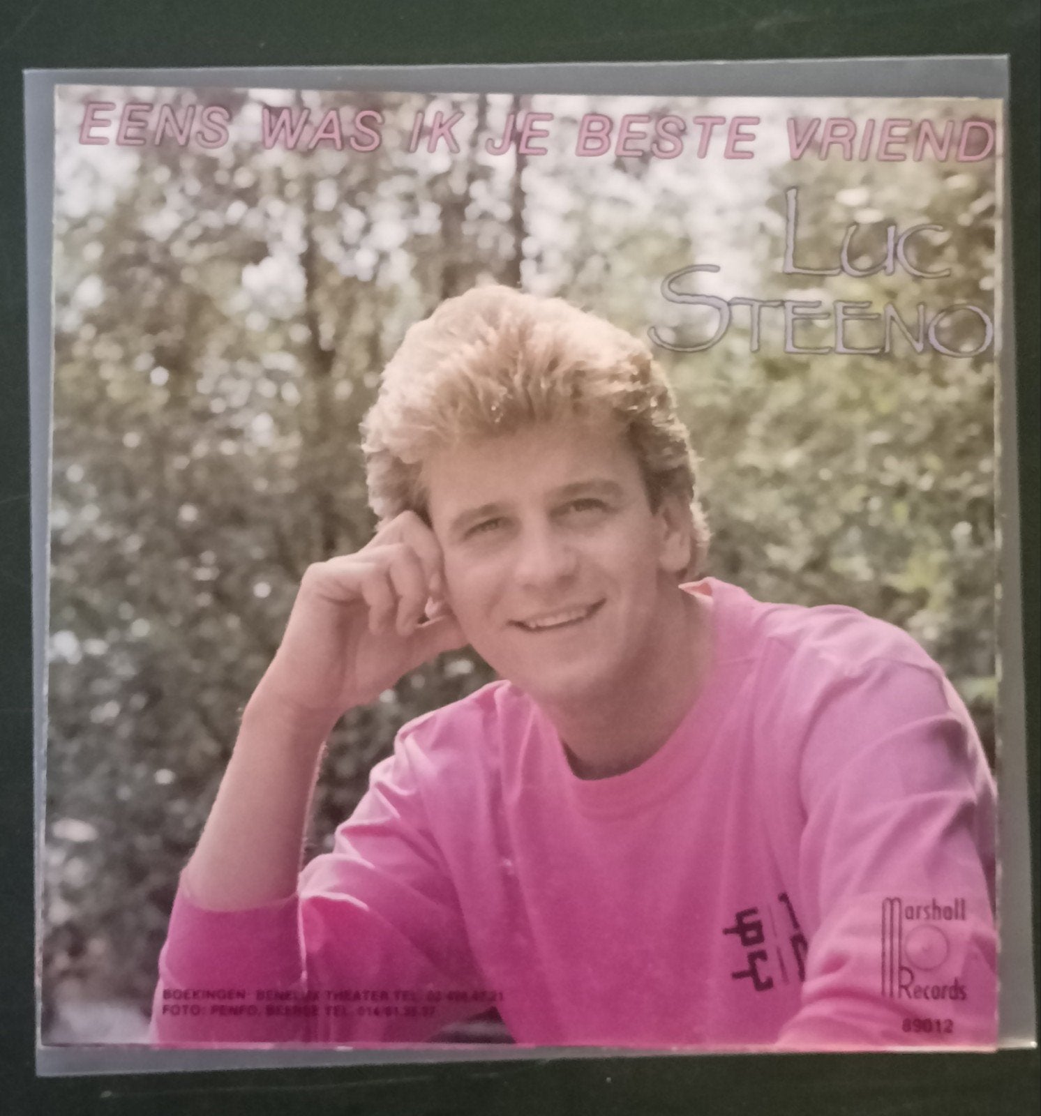 Vinyl single Luc Steeno Eens was ik je beste vriend 45 t, Ophalen of Verzenden