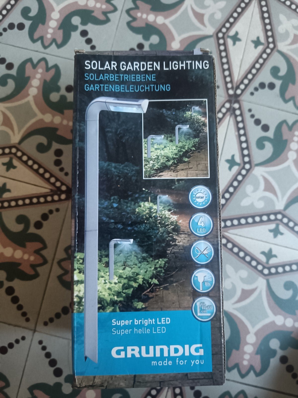 Lampe solaire de jardin, Enlèvement