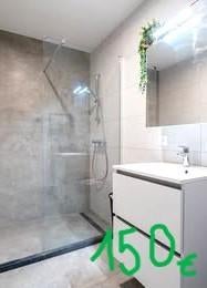 URGENT PAROI VERRE DOUCHE ITALIENNE, Ophalen, Gebruikt
