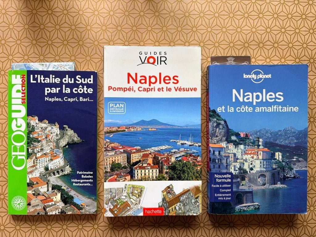 Lot 3 guides Naples, Pompéi et côte amalfitaine, Guide ou Livre de voyage, Autres marques, Enlèvement, Utilisé