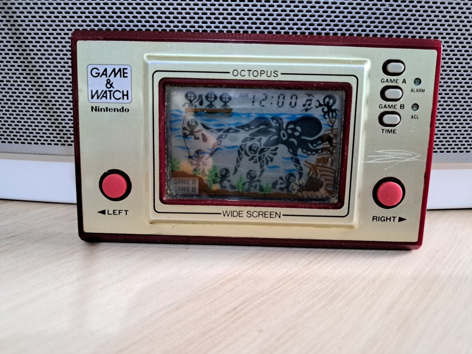 Octopus Nintendo Game&Watch heeft geen batterijklepje, Ophalen of Verzenden, Gebruikt