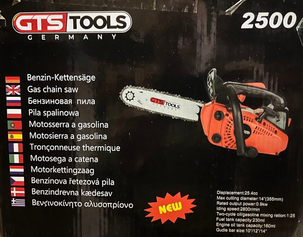 Tronçonneuse 25,4 cc - lame de 35 cm Nouveau, 6 m³ ou plus, Enlèvement ou Envoi, Autres essences de bois, Branches