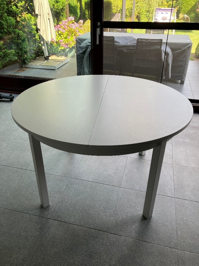 ronde tafel uitklapbaar tot ovale tafel, Huis en Inrichting, Ophalen, Gebruikt