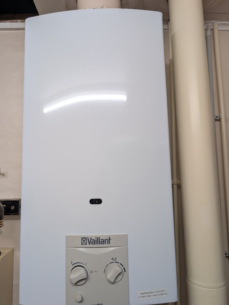 Gasboiler, Ophalen, Gebruikt, Aardgas, Geiser