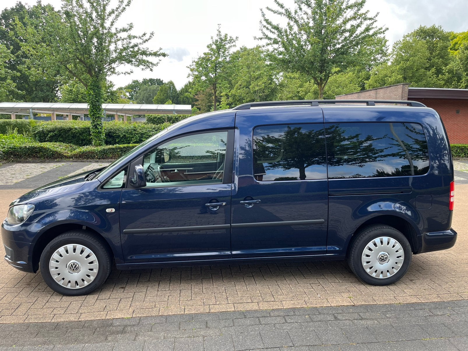 Volkswagen Caddy Maxi dubbel cabine lichte vracht, Auto's, Voorwielaandrijving, Stof, 4 cilinders, Particulier