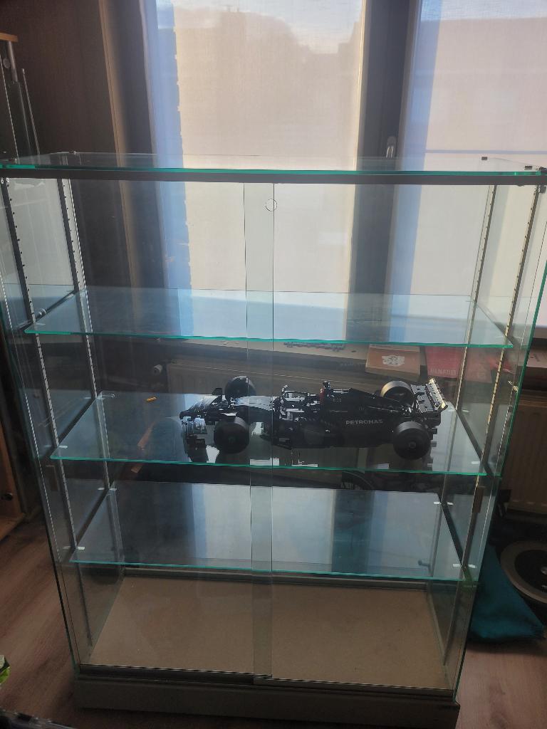 etalagekast, Huis en Inrichting, Ophalen, Gebruikt, 100 tot 150 cm, 100 tot 150 cm