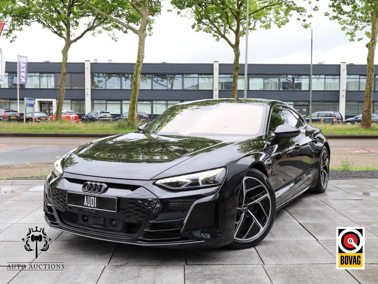 Audi RS e-tron GT 93 kWh 600PK | Full Options | Keramisch |, Auto's, Automaat, Zwart, Berline, Onderhoudsboekje