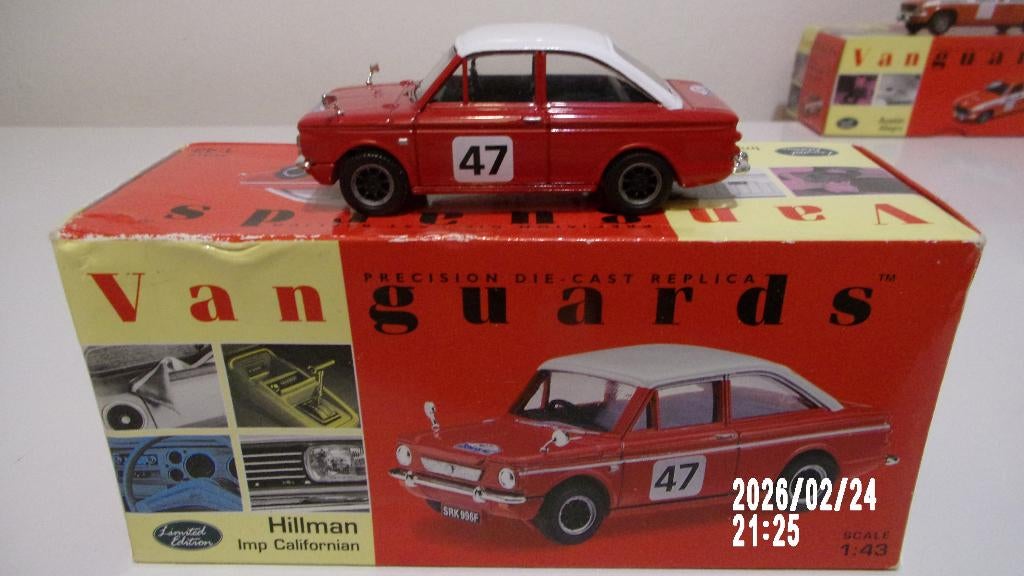 RARE! HILLMAN CALIFORNIAN 1/43.1136/5000 VANGUARDS IMPEC, Hobby & Loisirs créatifs, Voitures miniatures | 1:43, Enlèvement ou Envoi