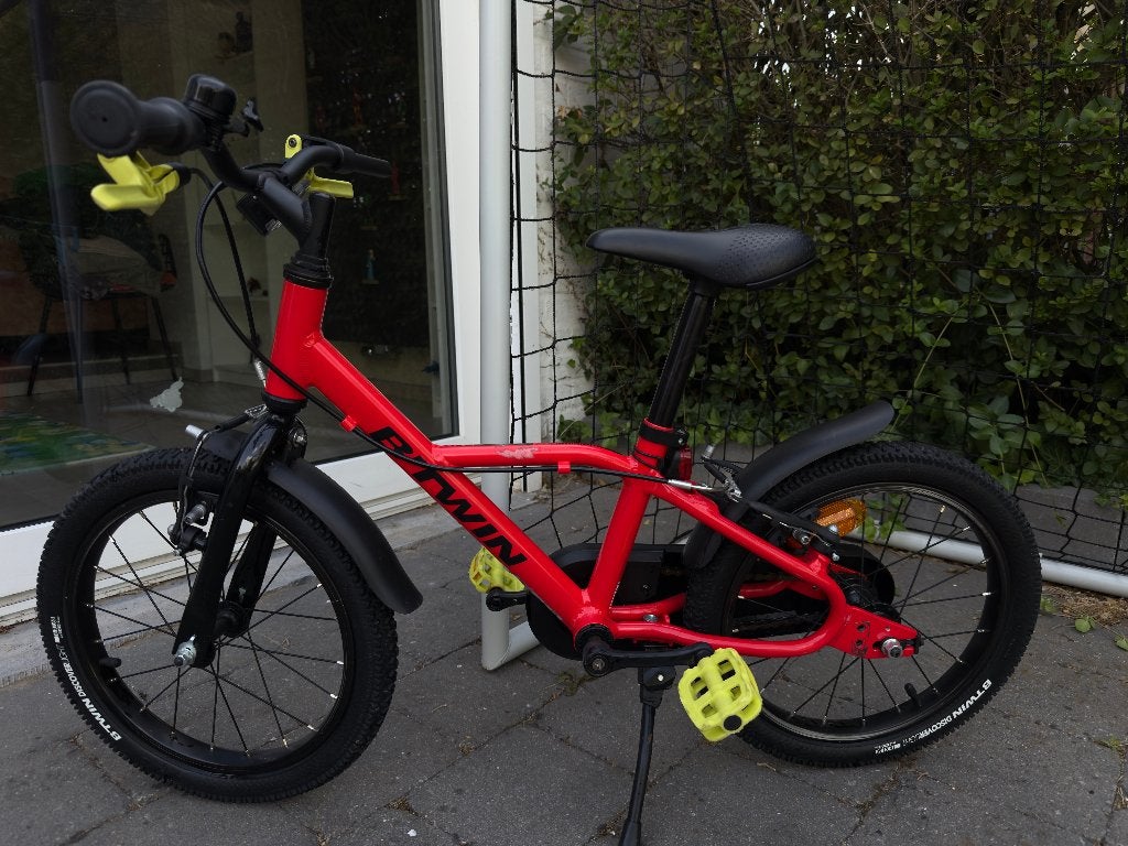BTWIN Kids bycicle, Fietsen en Brommers, Ophalen, Velgrem, B-Twin, 16 tot 20 inch