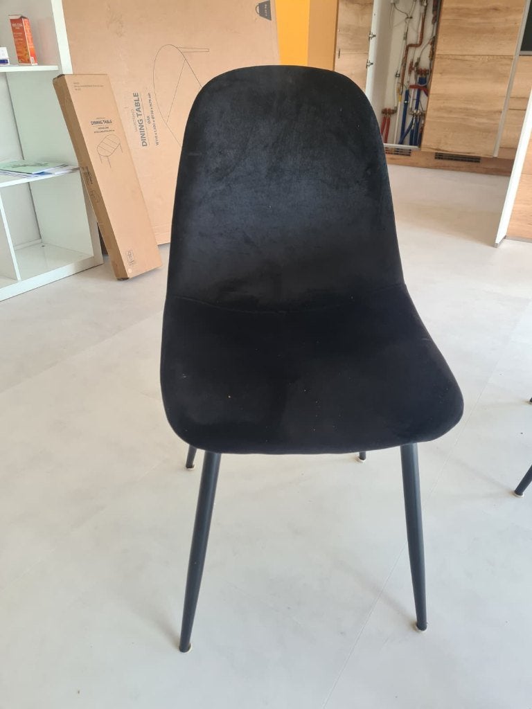 Chaises (4), Enlèvement, Comme neuf, Noir, Quatre