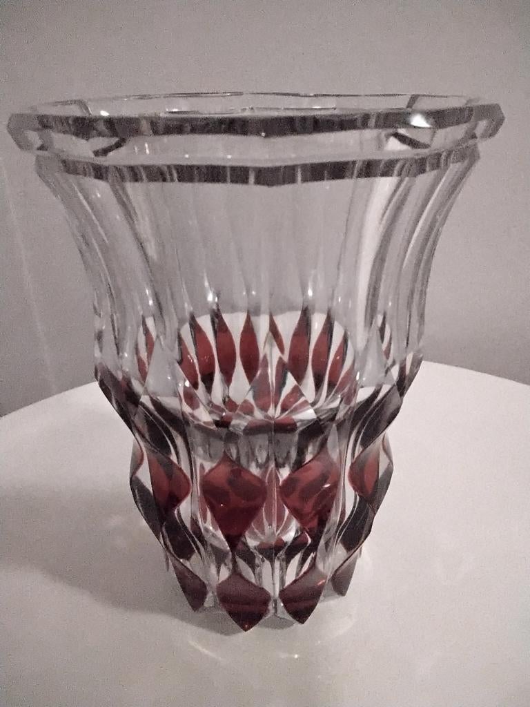 val saint Lambert vaas zeer zwaar, Antiek en Kunst, Antiek | Glaswerk en Kristal, Ophalen