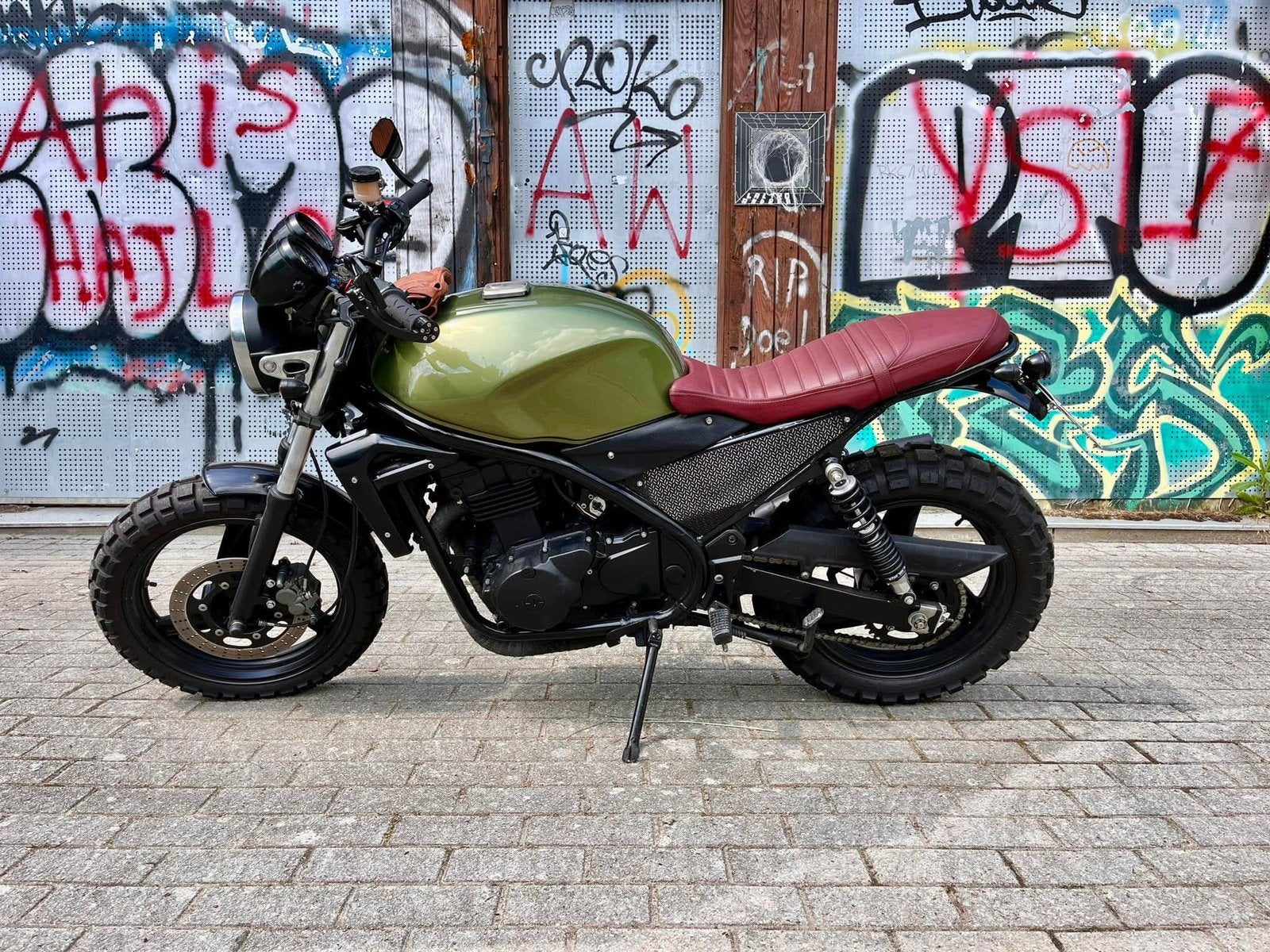 Kawasaki ER5 scrambler ombouw, Motoren, Particulier, Nieuw