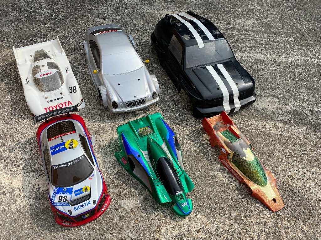 LOT de carrosseries - body - coques: pour RC radiocommandée, Hobby & Loisirs créatifs, Modélisme | Radiocommandé & Téléguidé | Voitures
