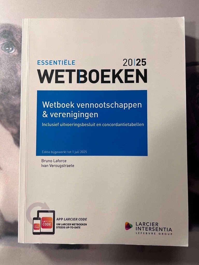 Wetboek vennootschappen & verenigingen, Boeken, Ophalen of Verzenden, Zo goed als nieuw, Hogeschool