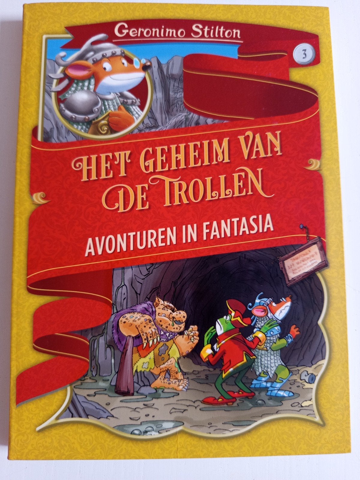 Geronimo Stilton - Het geheim van de trollen, Geronimo Stilton, Fiction général, Comme neuf, Enlèvement