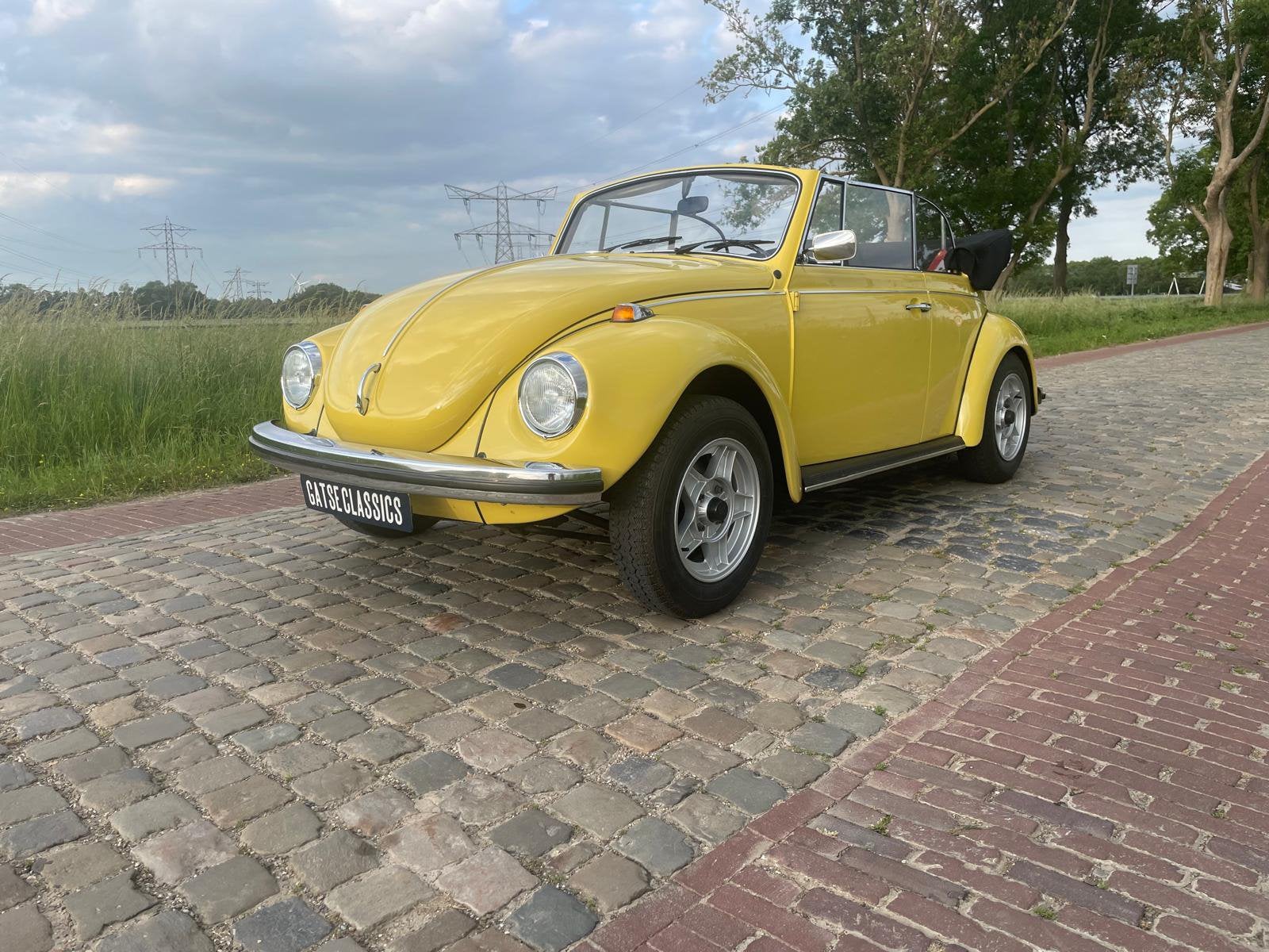 Volkswagen kever cabriolet 1302 1971 1600, Auto's, 4 zetels, Achterwielaandrijving, Zwart, Cabriolet
