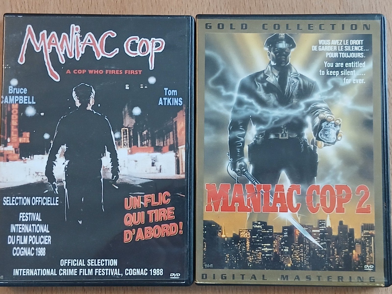 DVD Maniac Cop 1& 2, CD & DVD, DVD | Horreur, Enlèvement ou Envoi