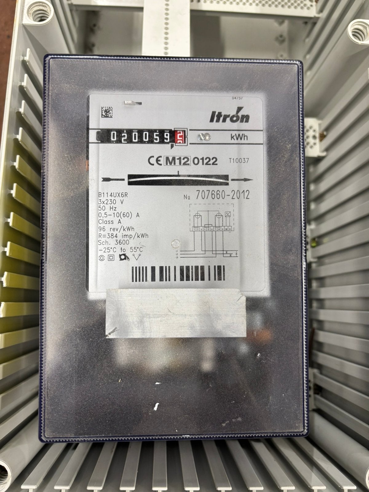 Kwh meter + kast, Doe-het-zelf en Bouw, Ophalen of Verzenden, Zo goed als nieuw, Elektriciteit