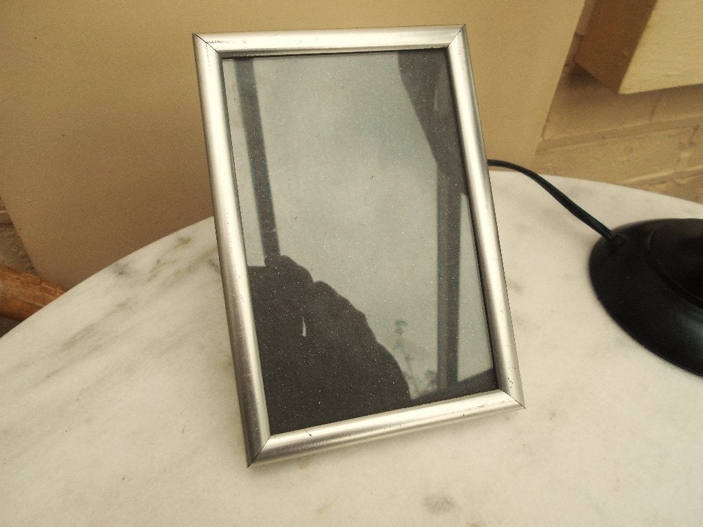 cadre photo à poser ou à suspendre 16 x 11 cm, Ophalen of Verzenden, Zo goed als nieuw, Grijs, Fotolijst