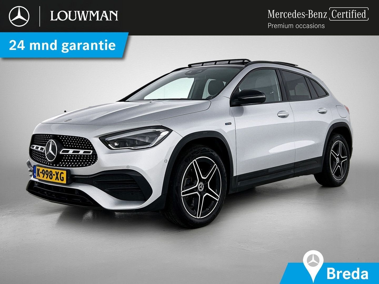 Mercedes-Benz GLA 250 e Business Solution AMG Limited attach, Argent ou Gris, Achat, 70 km, Noir