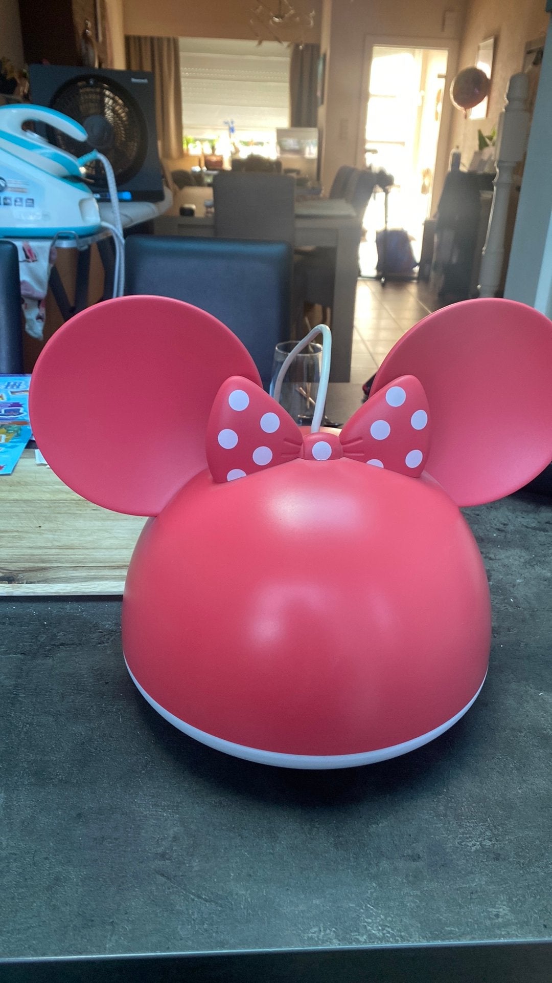 Lamp van Mini Mouse voor kinderkamer, Kinderen en Baby's, Kinderkamer | Inrichting en Decoratie, Ophalen, Gebruikt, Rood, Disney