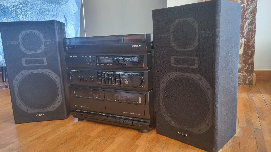 Philips F1385/38 klassieke stereo, Philips, Gebruikt, Microset, Ophalen