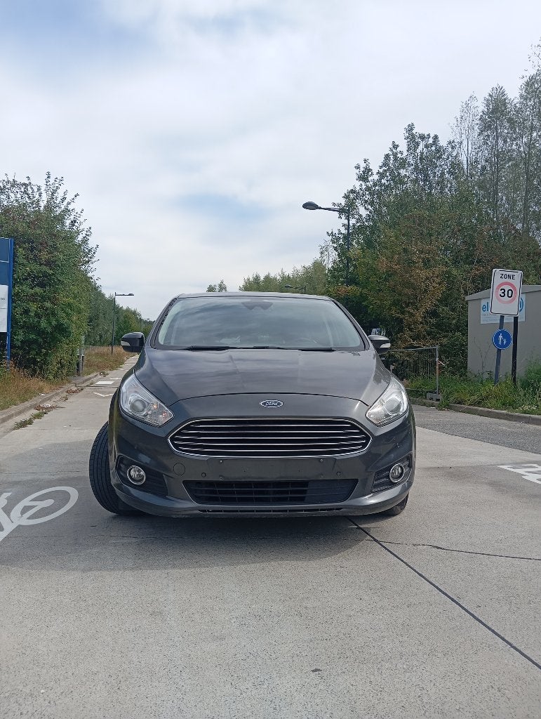 Ford S-MAX, 2017, 2.0 diesel, 190.000km, Argent ou Gris, Euro 6, Boîte manuelle, Entretenue par le concessionnaire