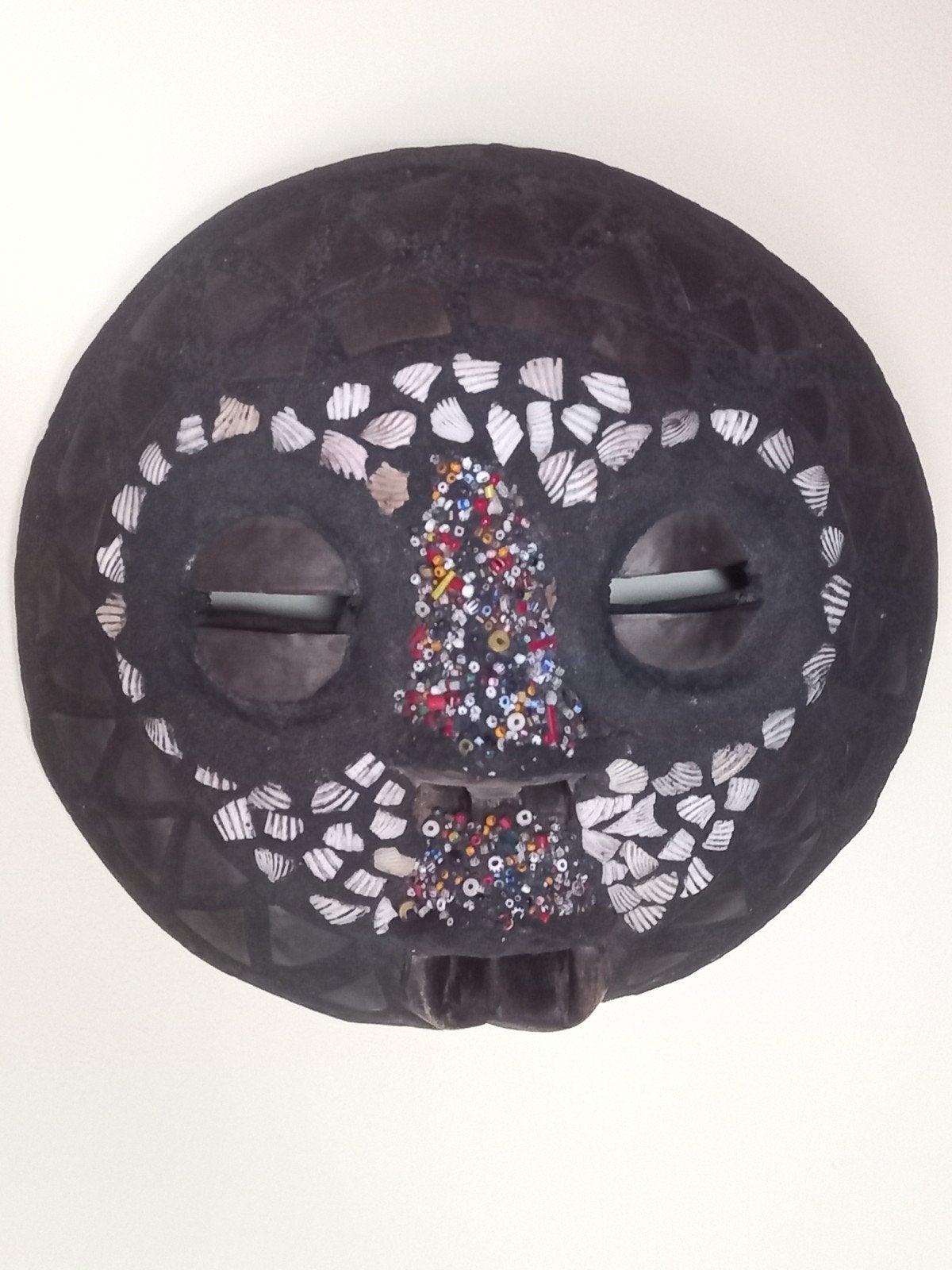 Afrikaans Luba masker Congo en Yoruba Nigeria, Ophalen