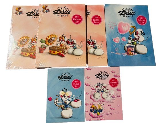 DIDDL - BLOCS IS BACK ! Allemand / Deutsch, Collections, Diddl, Neuf, Papier, Carte ou Papeterie, Différentes figurines, Enlèvement