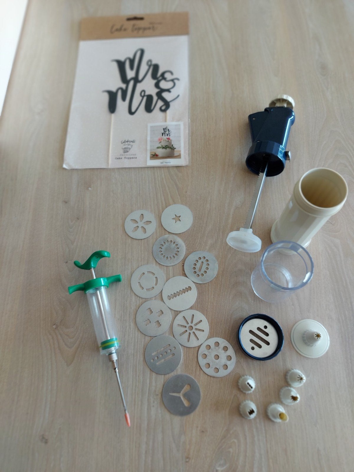 deegspuit voor koekjes met alle accessoires,, Ophalen, Zo goed als nieuw, Taarten