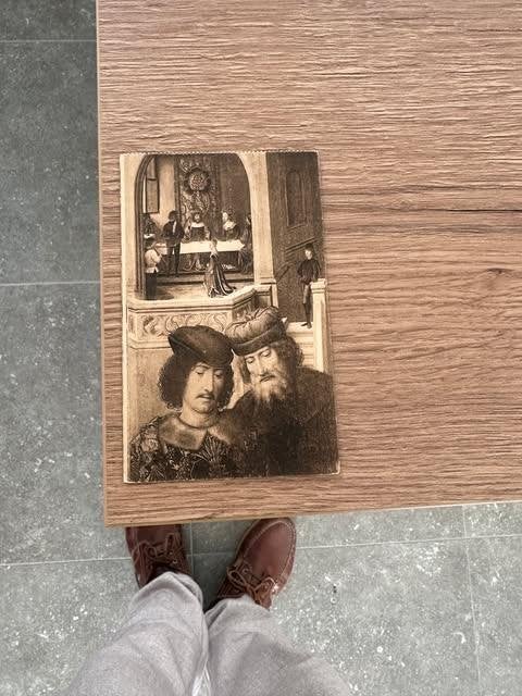 carte postale Hans Menling sainte cahérine, Enlèvement ou Envoi, Non affranchie, Autres thèmes