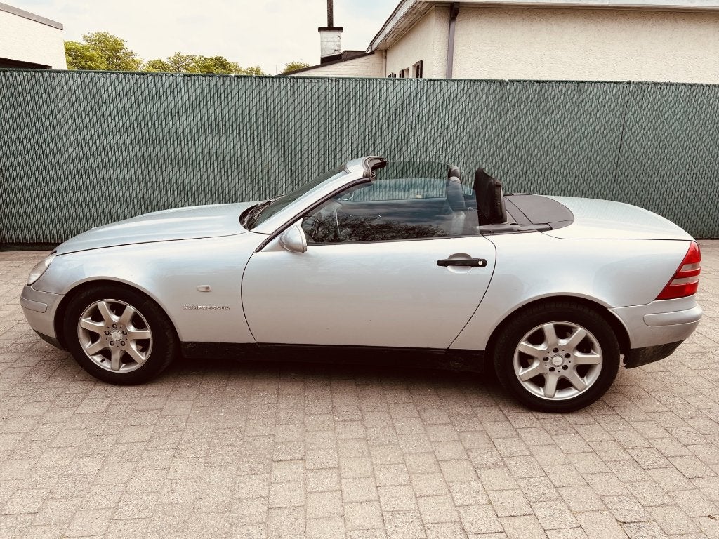 Mercedes  slk 230    kompressor, Autos, Cuir, Argent ou Gris, Achat, 2 places