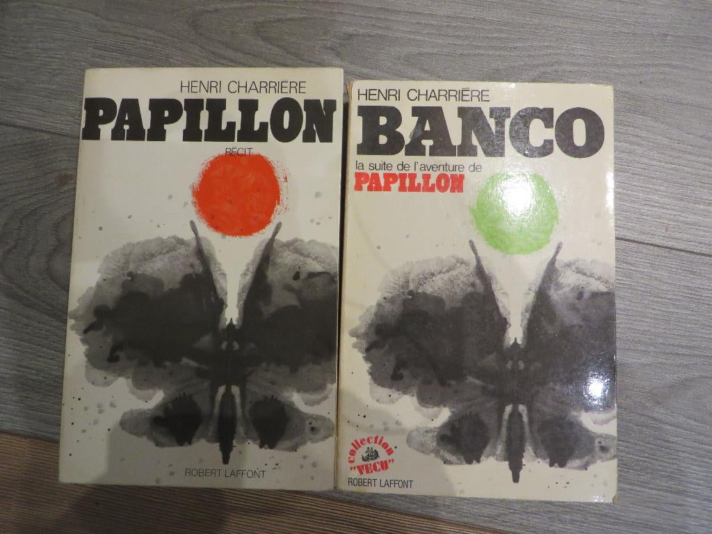 Livres Papillon et Banco de Henri Charrière, Ophalen, Gelezen, Henri charrière