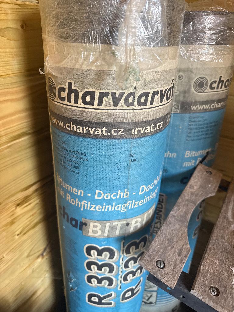 Roofing 2 rollen, Doe-het-zelf en Bouw, Ophalen, Overige materialen, 10 tot 15 m², Zwart