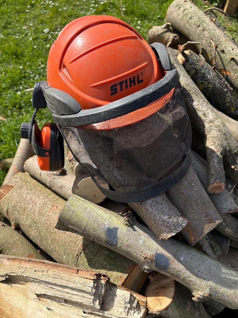 Casque de travail Stihl, Enlèvement, Utilisé, Stihl
