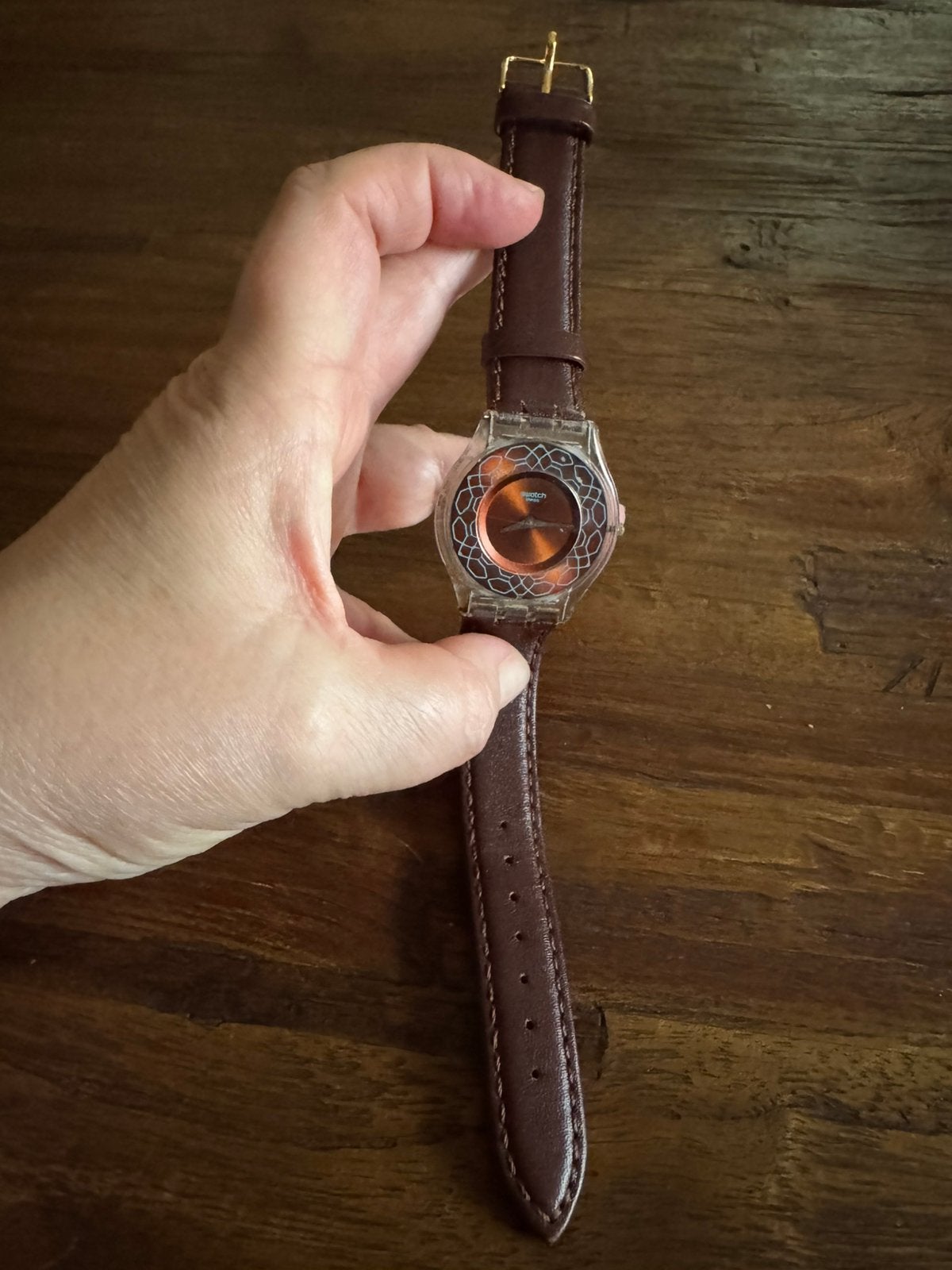 Nouveau bracelet de montre en cuir !, Enlèvement ou Envoi, Neuf, Montre-bracelet, Cuir